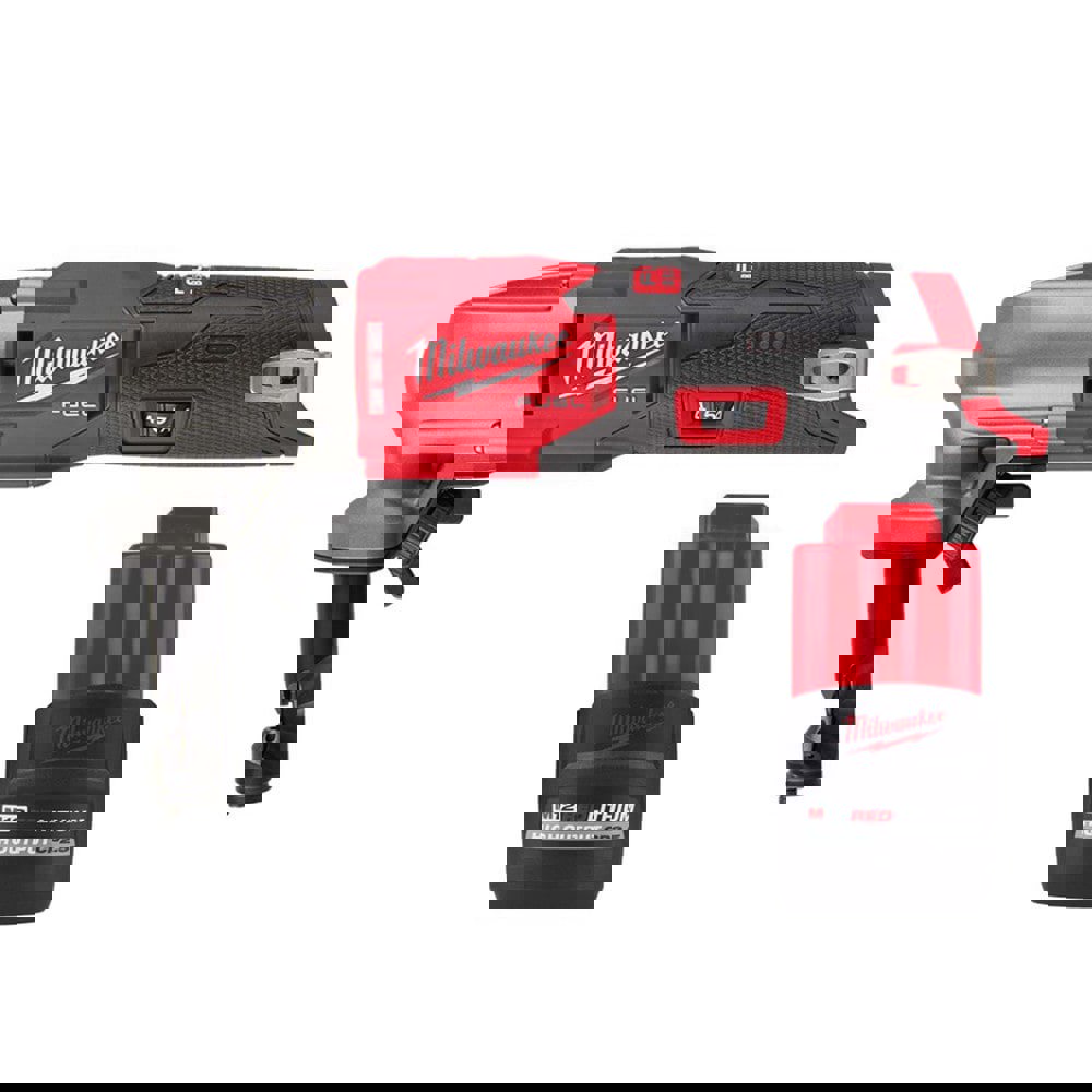 Power Nibblers; Minimum Cutting Radius (Inch): 3-1/4 ; Voltage: 12V ; Includes: (1) M12 FUEL 16 Gauge Nibbler, (1) Chip Collection Bag; M12 REDLITHIUM HIGH OUTPUT CP2.5 Battery Pack ; Standards: UL Listed ; Brushless Motor: Yes ; Series: M12 FUEL